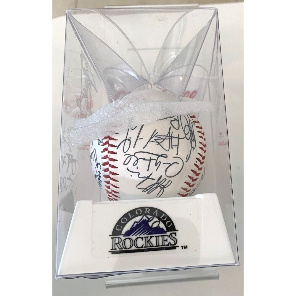 AutoBall Colorado Rockies Major League Baseball Reproduced Autographs 1995